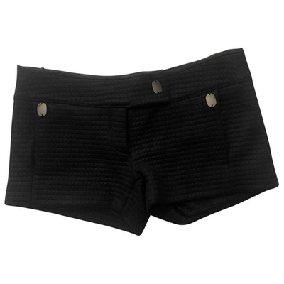 Pre-owned Pinko Black Synthetic Shorts