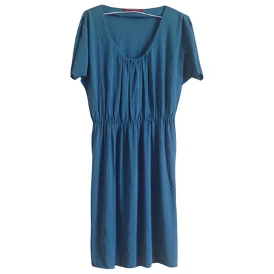 Pre-owned Comptoir Des Cotonniers Mid-length Dress In Blue