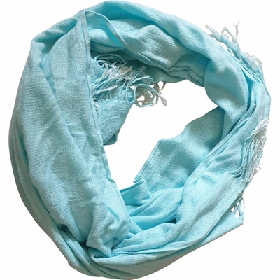 Pre-owned Coccinelle Scarf In Blue