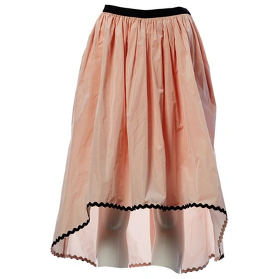 Pre-owned Brøgger Mid-length Skirt In Pink