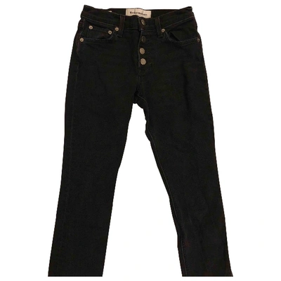 Pre-owned Reformation Black Denim - Jeans Jeans