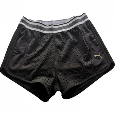 Pre-owned Puma Black Lycra Shorts