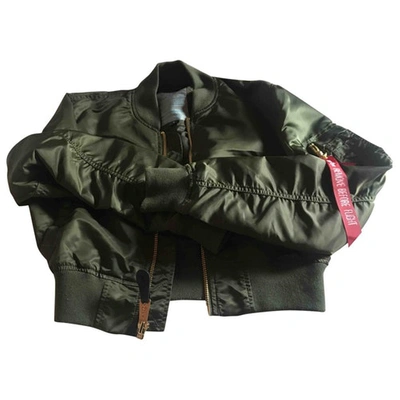 Pre-owned Alpha Industries Green Jacket