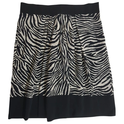 Pre-owned Alberta Ferretti Silk Mid-length Skirt In Multicolour