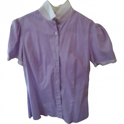 Pre-owned Fay White Cotton Top