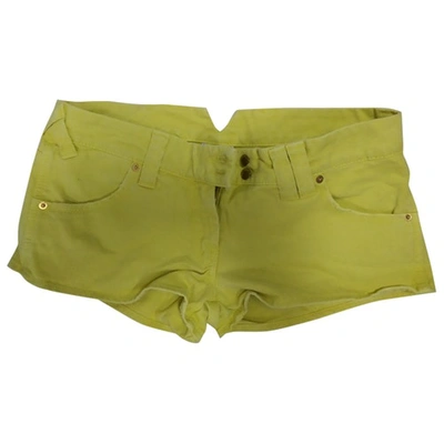Pre-owned Cycle Yellow Denim - Jeans Shorts