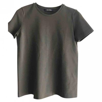 Pre-owned Max Mara Khaki Viscose Top