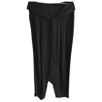 Pre-owned Elie Tahari Trousers In Black
