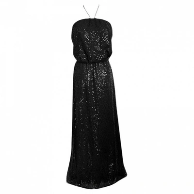 Pre-owned Armani Jeans Maxi Dress In Black