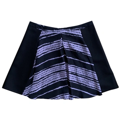 Pre-owned Balenciaga Silk Mini Skirt In Multicolour