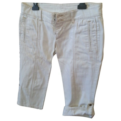 Pre-owned Iceberg Short Pants In White