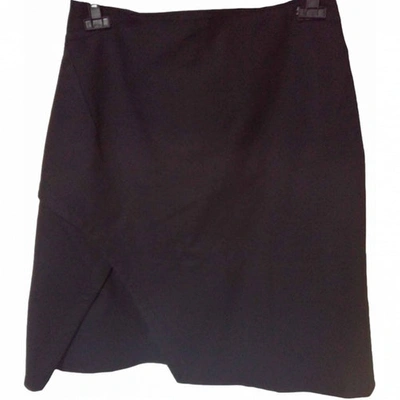 Pre-owned Versus Mid-length Skirt In Black
