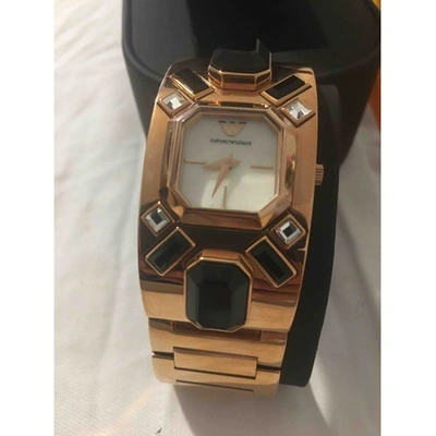 Pre-owned Emporio Armani Watch In Other