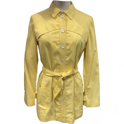 Pre-owned Valentino Jacket In Yellow