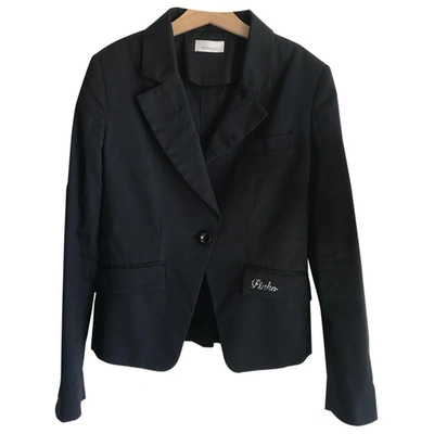 Pre-owned Pinko Black Cotton Jacket