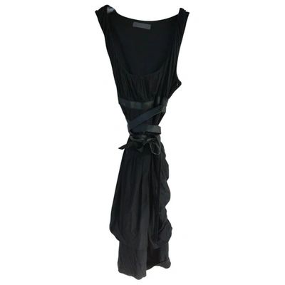 Pre-owned Mcq By Alexander Mcqueen Mid-length Dress In Black