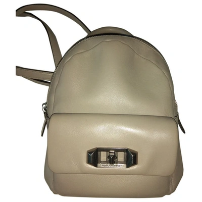 Pre-owned Rebecca Minkoff Grey Leather Backpack