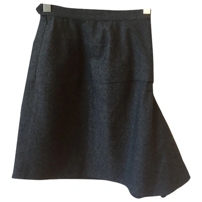 Pre-owned Alaïa Grey Wool Skirt