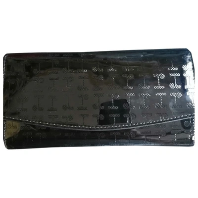 Pre-owned Repetto Patent Leather Wallet In Black