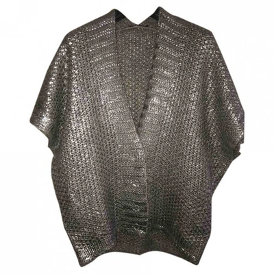 Pre-owned Pinko Wool Knitwear In Metallic