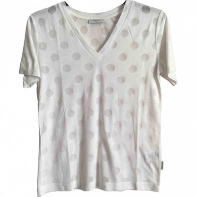 Pre-owned Paul Smith White Polyester Top