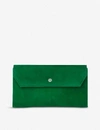 LK BENNETT LK BENNETT WOMEN'S GRE-GREEN DORA SUEDE CLUTCH BAG,28219557