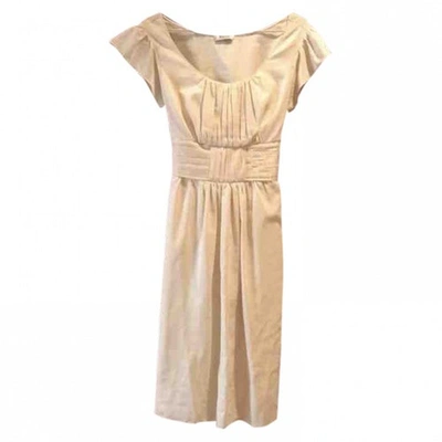 Pre-owned Moschino Cheap And Chic Glitter Dress In Gold