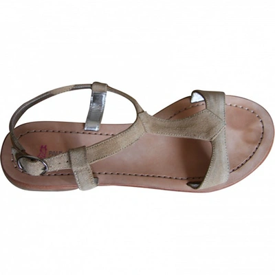 Pre-owned Paul & Joe Sister Sandals In Beige