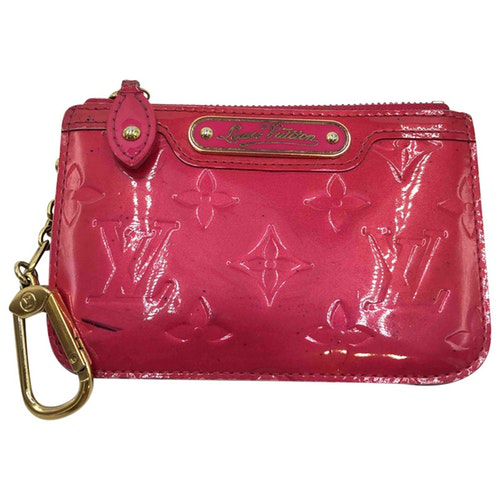 Pre-Owned Louis Vuitton Pink Patent Leather Purses, Wallet & Cases ...