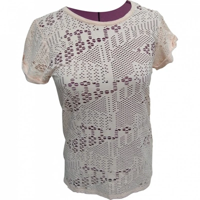 Pre-owned Reiss Pink Polyester Top