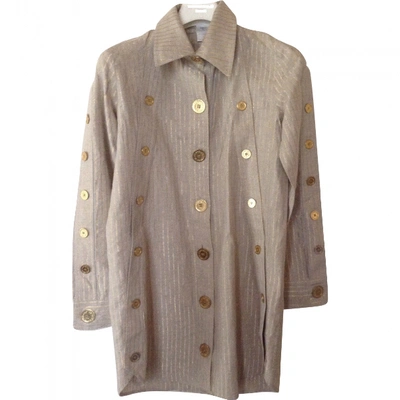 Pre-owned Jc De Castelbajac Linen Blazer In Beige