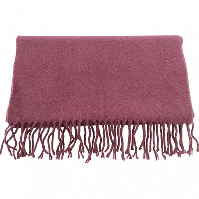 Pre-owned Alfred Dunhill Purple Cashmere Scarf