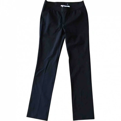 Pre-owned P.a.r.o.s.h Wool Carot Pants In Black