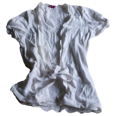Pre-owned Whistles White Cotton Top