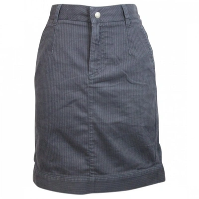 Pre-owned Woolrich Mini Skirt In Blue