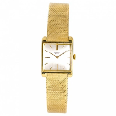 Pre-owned Audemars Piguet Vintage Silver Yellow Gold Watch