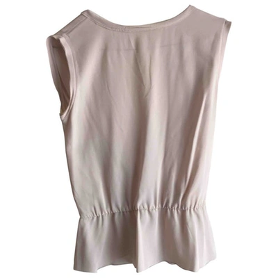 Pre-owned Mauro Grifoni Silk Top In Pink