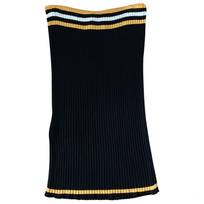 Pre-owned Prada Black Cotton Skirt