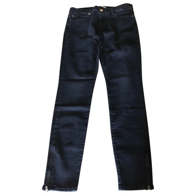 Pre-owned Hugo Boss Navy Cotton Jeans