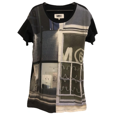 Pre-owned Mm6 Maison Margiela Black Cotton Top