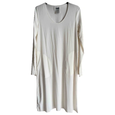 Pre-owned Kristensen Du Nord White Silk Dress
