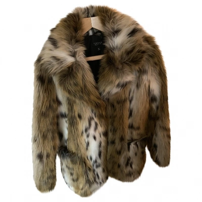 Pre-owned Topshop Tophop  Faux Fur Coat
