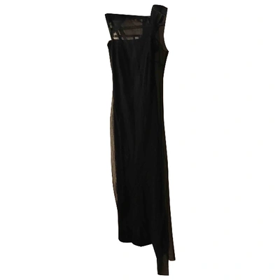 Pre-owned Patrizia Pepe Dress In Black