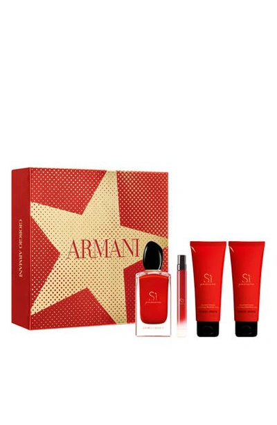 Giorgio Armani Si Passione Eau De Parfum Set (usd $186 Value)