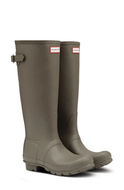 Hunter Original Tall Adjustable Back Waterproof Rain Boot In Chorus