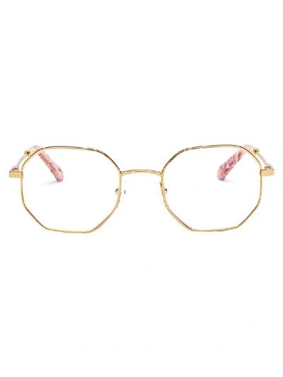 Chloé Glasses In Yellow Gold