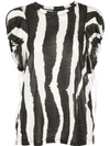 PROENZA SCHOULER ZEBRA-PRINT TOP