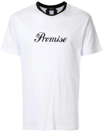 N°21 Promise T-shirt In White