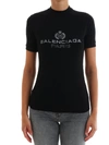 BALENCIAGA BALENCIAGA LOGO PRINT CREWNECK T