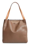 RAG & BONE PASSENGER LEATHER TOTE,WHH19F10104L10